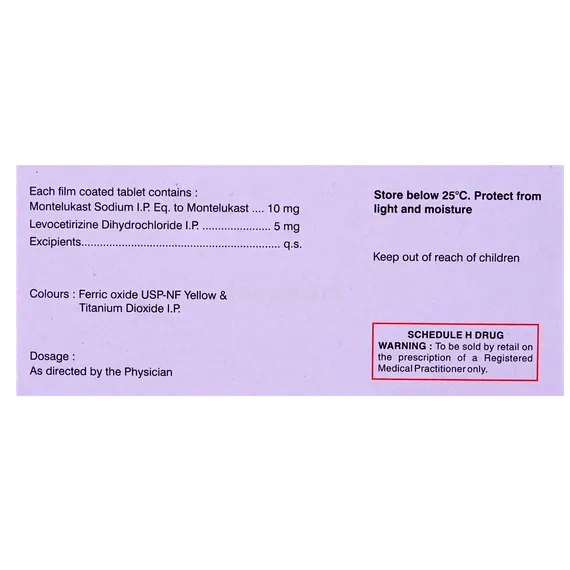 lazine m tablet 10's